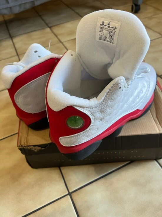 Red White Basketball Sneakers – Retro 13 Style, Athletic Streetwear Shoes, Men’s main image 4